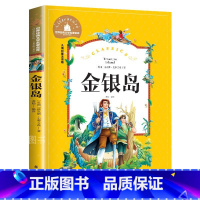 金银岛 [正版]金银岛 儿童彩图注音版 世界经典文学 儿童文学6-12岁 少儿图书 寒假课外书目 亲子共读 世界经典文学