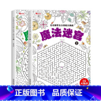 [全2册]魔法迷宫 [正版]魔线左右脑思维专注力大挑战幼儿园高难度迷宫小学生益智游戏幼小衔接3-6-10岁儿童走迷宫注意
