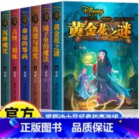 [全套6册]迪士尼黑色魔咒系列 [正版]迪士尼黑色魔咒系列小说全套6册黄金花之谜沉睡魔法镜子里的魔法真爱与诅咒命运的筹码