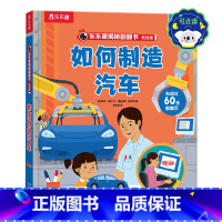 揭秘翻翻书- 如何制造汽车 点读版 [正版] 如何制造汽车 点读版 揭秘翻翻书低幼版 0-3-6岁汽车工厂大冒险3D立体