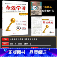 语文 九年级上 [正版]2024秋全效学习学业评价方案九年级上册语文人教版上册同步练习册学练考一体化全面升附赠核心突破小