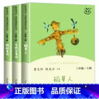 [三年级上册]3本套装 [正版]快乐读书吧三年级上册下册全套稻草人书安徒生格林童话克雷洛夫中国古代伊索寓言故事人教版小学