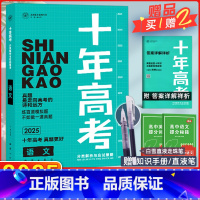 [正版]2025版十年高考语文全国版志鸿图书优化系列丛书十年高考一年好题 高考语文语文一轮复习资料含2024高考真题全