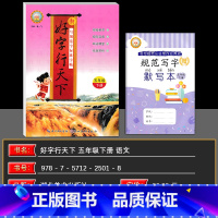 语文 五年级下 [正版]2025春新好字行天下五年级下册 人教版 好字行天下 五年级下册语文铅笔字练字帖 语文课后作业