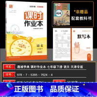 语文 七年级下 [正版]2025春 天津 通城学典 课时作业本七年级语文下册 RJ人教版 初一7年级语文同步练习册 课时
