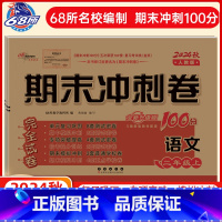 [正版]2024秋期末冲刺100分完全试卷二年级语文上册 RJ人教课标版 68所名校图书 长春出版社 期末冲刺100分