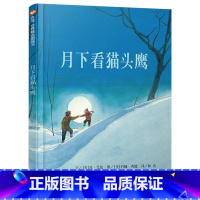单本全册 [正版]月下看猫头鹰信谊硬壳精装绘本荣获凯迪克金奖适合3岁4岁5岁6岁7岁幼儿园儿童亲子共读童书