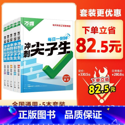 82.5❤️25版 9年级[语数英物化]5本 初中通用 [正版]2025尖子生七八九年级数学物理化学专项训练初中初二