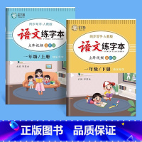 一年级上册下册 [正版]2024同步练字帖小学生一二三四五六年级上册下册小学语文同步练字帖生字抄写本描红本点阵控笔拼音笔