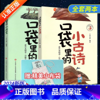 口袋里的古诗文(2册)⭐精美包装袋 小学通用 [正版]小学生小古文100课上下册小古文100篇走进小古文小童谣小神话小寓