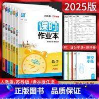 [二本]九上道德与法治+历史人教版 九年级/初中三年级 [正版]江苏2025版课时作业本九年级上册下册语文数学英语物理化