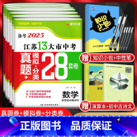 25版 语数英物化政史[七本套装] 九年级/初中三年级 [正版]江苏版备考2025版13大市江苏中考真题模拟分类28套卷