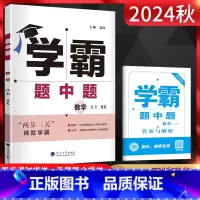数学 八年级上 [正版]2024秋 学霸题中题八年级上册数学沪科版 初二数学练习册学霸八年级上册数学同步课时提优训练尖子