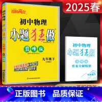 物理 九年级下 [正版]江苏版2025春恩波教育小题狂做巅峰版初中物理九年级下册 苏科版SK 初三9年级物理下苏教版同步