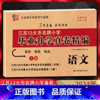 [正版]2024版江苏省小升初考试适用 江苏13大市小学毕业升学真卷精编 语文 精讲精练精选3年真卷实战演练小升初真题
