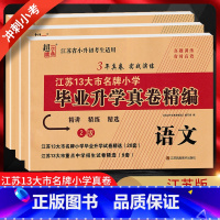 [三本套装]语+数+英 小学升初中 [正版]2024版江苏省小升初考试适用 江苏13大市小学毕业升学真卷精编语文+数学+