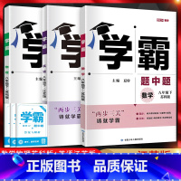 数学苏科+英语译林+物理苏科 八年级下 [正版]江苏版2024春 学霸八年级下册数学英语物理苏科版译林版 学霸题中题8年