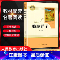 骆驼祥子 七年级下 [正版]骆驼祥子原著书老舍 人民教育出版社 初中生语文配套阅读7七年级必读下册人教版 名著导读化丛书