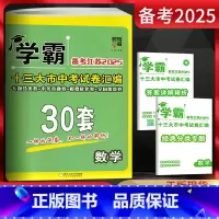 数学 江苏省 [正版]备考江苏2025版学霸中考试卷汇编30套数学 精选2024年江苏13大市中考真题卷 江苏省十三市中