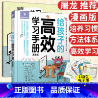 [正版]给孩子的高效学习手册 漫画版 自行制订学习学期计划寒暑假计划 阅读笔记方法 学习高手刻意练习工具书