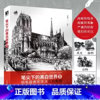[正版]笔尖下的黑白世界2 钢笔画表现技法实例教程 钢笔画入门临摹画册风景速写线稿临摹本教程建筑手绘表现技法静物素描