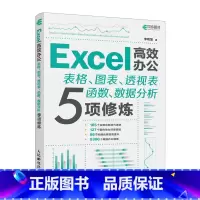 [正版]excel教程书籍Excel*办公 表格图表透视表函数数据分析5项修炼wps表格制作函数公式应用