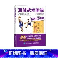 [正版]篮球战术图解 组织打法篇 NBA CBA篮球基础 赛场示意图图解 篮球基础与战术 看图学打篮球 指导篮球队