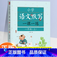[一课一练]语文默写—一上 小学通用 [正版]语文默写一课一练 小学1-6年级上册语文同步默写练习册一二三四五六年级小学