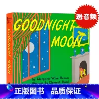 晚安月亮 [正版]晚安月亮英文原版绘本Goodnight Moon英文绘本纸板书 60周年纪念纸廖彩杏书单吴敏兰 经典