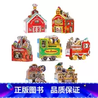 迷你屋系列7册套装 [正版]迷你屋系列 英文原版绘本 Mini House Wheels 奇幻城/神奇校车/消防站/鹅
