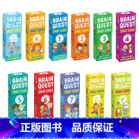 新版 大脑任务字卡全套11册 [正版]新版大脑任务问答字卡 Brain Quest Smart Cards 英文原版美国