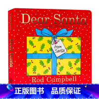 [正版]亲爱的圣诞老人 Dear Santa 英文原版绘本 儿童纸板触摸书翻翻书 低幼英语启蒙 Dear Zoo作者R