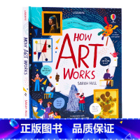 [正版]Usborne探索艺术创作How Art Works英文原版绘本 艺术是如何运作的 艺术家作品 提高孩子艺术鉴