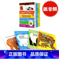 棕熊4册(无盒)纸板书 [正版]北极熊你听到了什么按键发声书英文原版 Polar Bear Polar Bear W