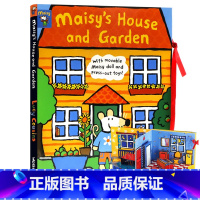 [正版]小鼠波波的房子和花园 搭建场景立体书 Maisy's House and Garden 进口英文原版绘本 儿童