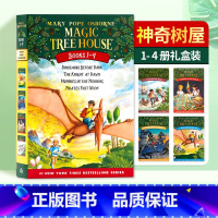 神奇树屋1-4(盒装) [正版]神奇树屋系列 英语原版小说 Magic Tree House 1-4/5-8 分阶阅读英