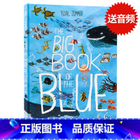 海洋大书 [正版]英文原版百花大绘本系列儿童自然科普艺术精装 The Big Book of Blue 海洋动物生物世界