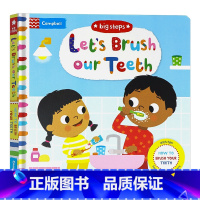 [正版]Big Steps系列 让我们刷牙吧 英文原版绘本 Let's Brush our Teeth 儿童性格行为习
