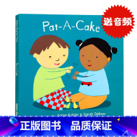 [正版]英文原版绘本 Pat A Cake 经典儿歌童谣韵文纸板书 低幼儿童英语早教启蒙 亲子互动读物 Child's