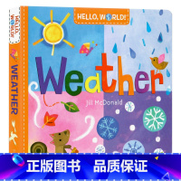 [正版]你好世界天气英文原版绘本 Hello World Weather 幼儿启蒙认知自然科普百科图画书进口英语纸板