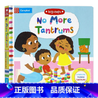 [正版]Big Steps系列 不再发脾气 英文原版绘本 No More Tantrums 儿童性格行为习惯养成 翻翻