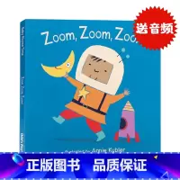 [正版]英文原版绘本 Zoom, Zoom, Zoom! 经典儿歌童谣韵文纸板书 低幼儿童英语早教启蒙 亲子互动读物