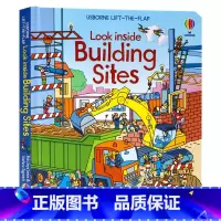 [正版]偷偷看里面系列建筑工地 Look Inside Building sites 英文原版绘本 Usborne出品