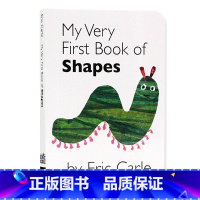[正版]英文原版绘本Eric carle卡尔爷爷My Very First Book of Shapes 幼儿形状启蒙
