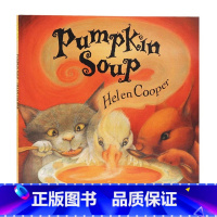 [正版]南瓜汤英文原版绘本 Pumpkin Soup 幼儿童温馨治愈系亲子共读图画故事书平装大开Helen Coope