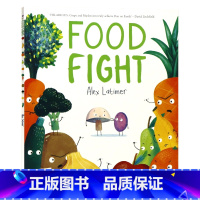 [正版]牛津精品绘本食物大战英文原版绘本 Food Fight 解决冲突儿童英语启蒙认知亲子早教童书平装大开图画故事书