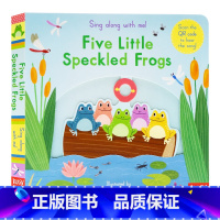 [正版]五只斑点小青蛙 英文原版 Sing Along With Me Five Speckled Frogs 欧美经