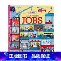 [正版]Usborne看里面系列工作 Look Inside Jobs 英文原版绘本进口图画书工作认知 儿童科普百科立
