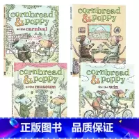 [正版]面包鼠与波波鼠4册 英文原版章节书绘本 Cornbread and Poppy ​友谊故事凯迪克奖作者Matt