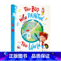 [正版]画世界的男孩 英文原版 THE BOY WHO PAINTED THE WORLD 幼儿童温馨治愈系亲子共读图